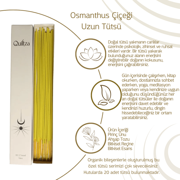 Osmanthus Çiçeği Uzun Tütsü